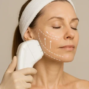 Woman having HI-FU to reduce wrinkles call LA LIPO World's End Now!